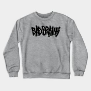 bad brains (black) Crewneck Sweatshirt